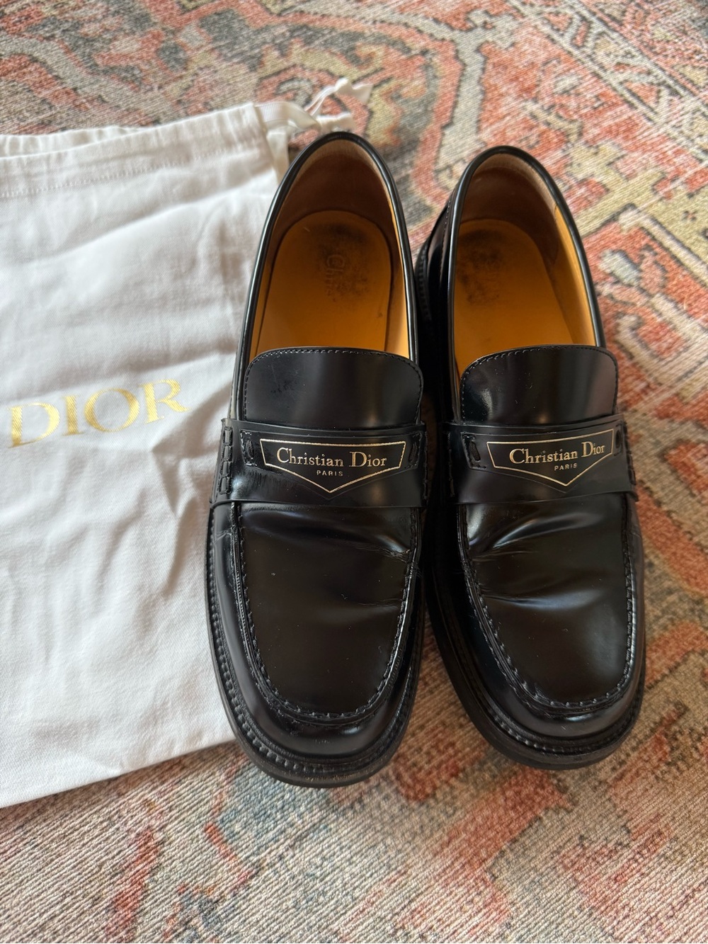Dior “Boy” black Leather Loafers - Picture 2 of 4